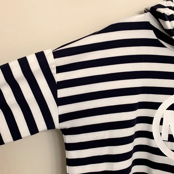 Michael Kors Navy White logo Hoodie - Picture 4 of 12